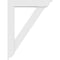 Ekena Millwork Standard Traditional Architectural Grade PVC Bracket with Traditional Ends, 3"W x 24"D x 32"H BKTP03X24X32TRA01 - alternate 3